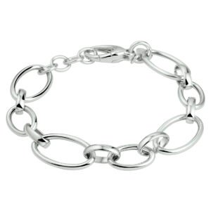 armband draadschakel 12,5 mm 18,5 + 1,5 cm