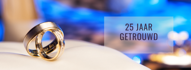 1 blog 25 jaar getrouwd