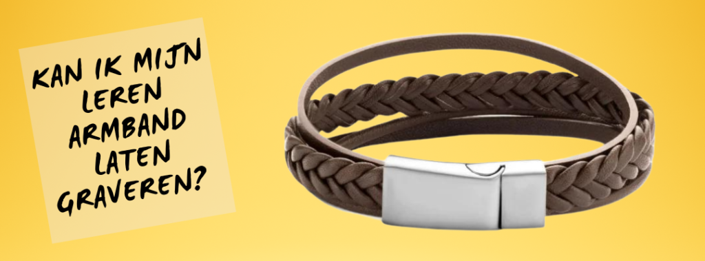 1 blog leren armband graveren