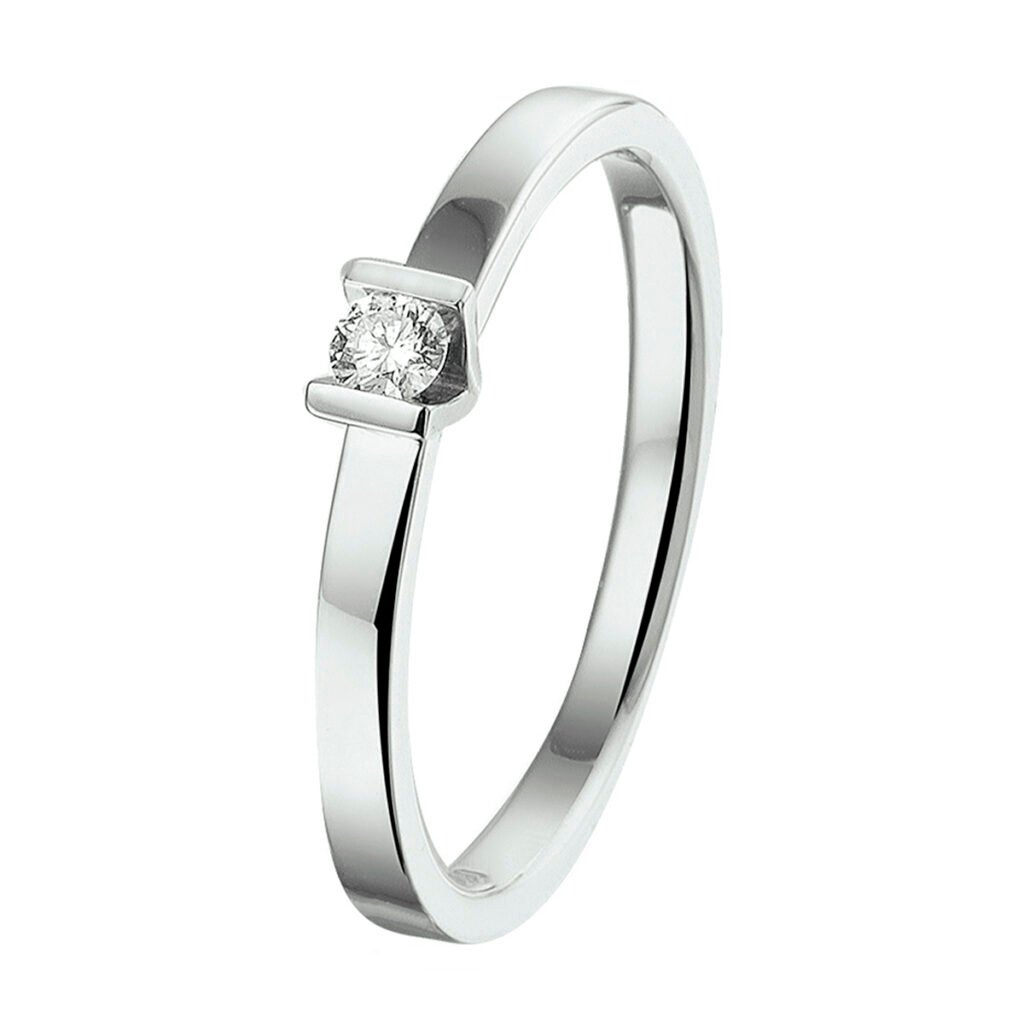 ring diamant 0.075ct h si