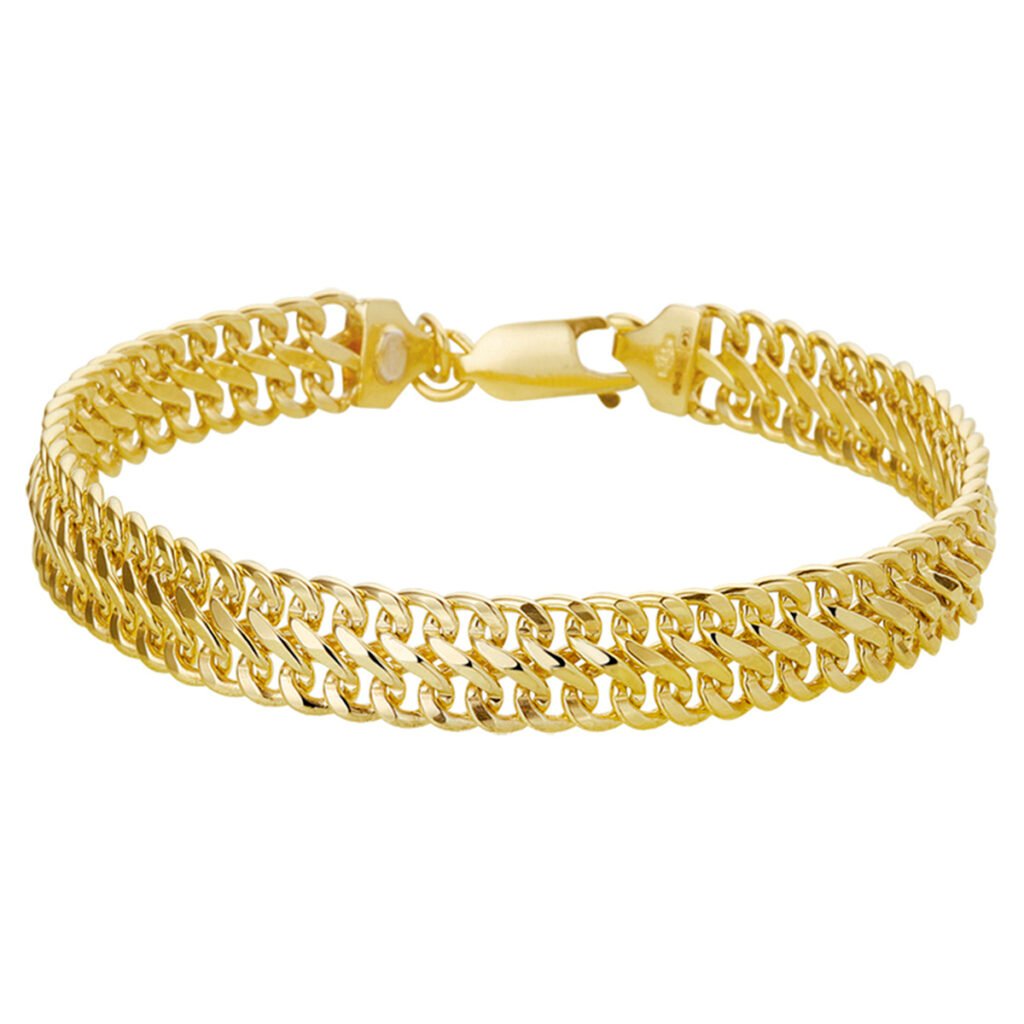 armband dubbel gourmette 8 mm