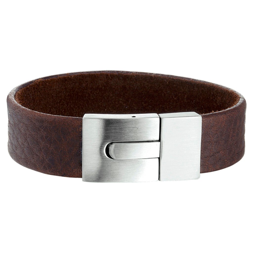 armband leder mat 15 mm