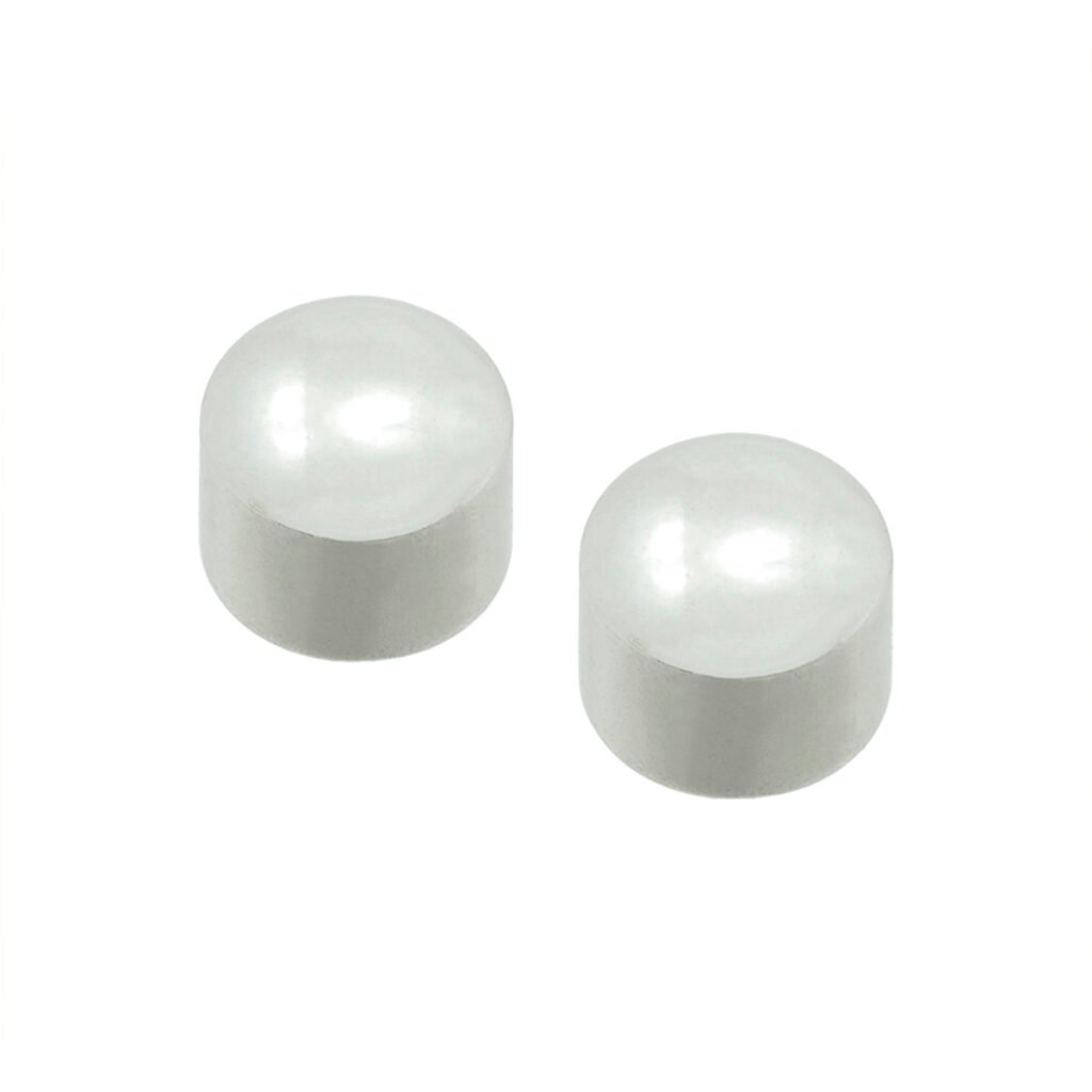 caflon schietknopjes white stainless halfbol