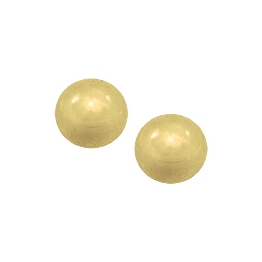caflon schietknopjes 18 krt. goud bol