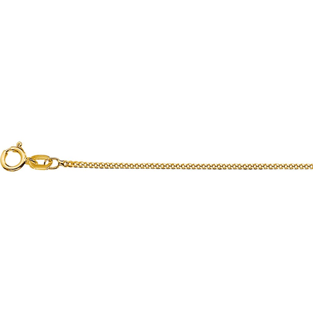 9k collier gourmette 4-zijdes geslepen 1,2 mm
