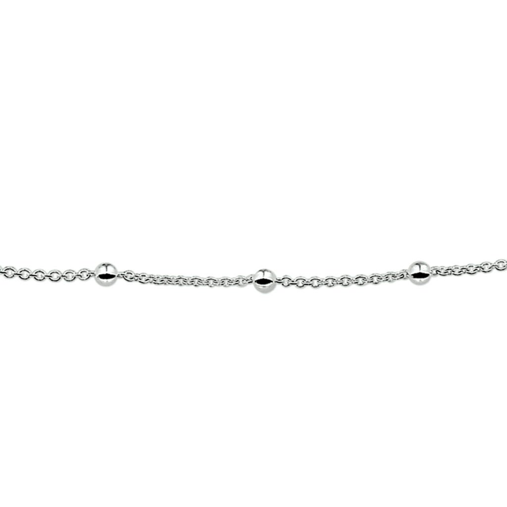 enkelbandje anker en bolletjes 3,0 mm