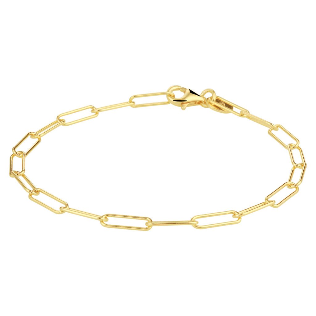 armband paperclip ronde buis 18 cm 3,5 mm