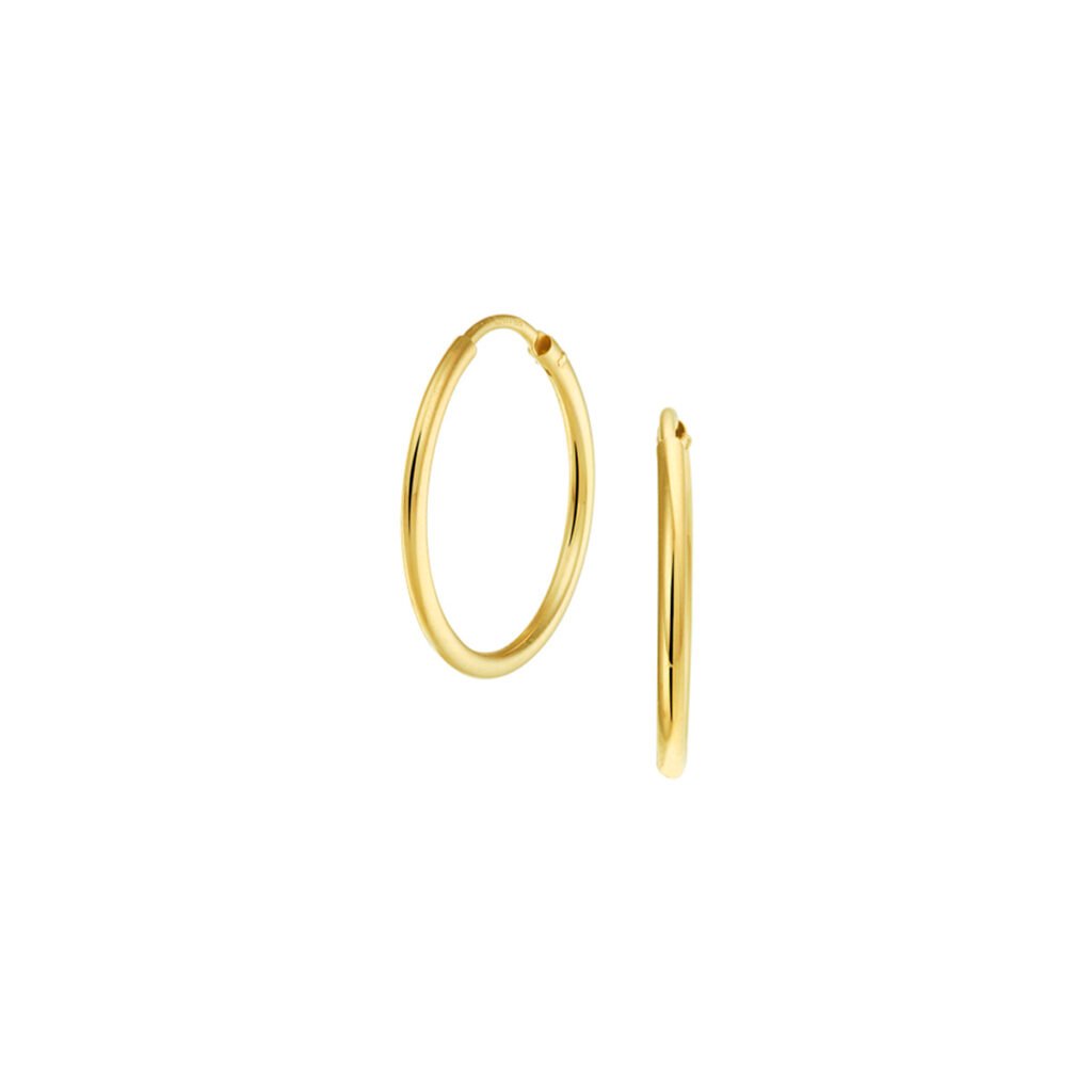 9k oorringen ronde buis 1,5 mm