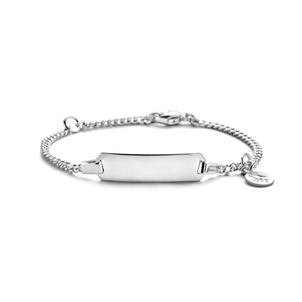 graveerarmband sterrenbeeld plaat 16 - 18 cm
