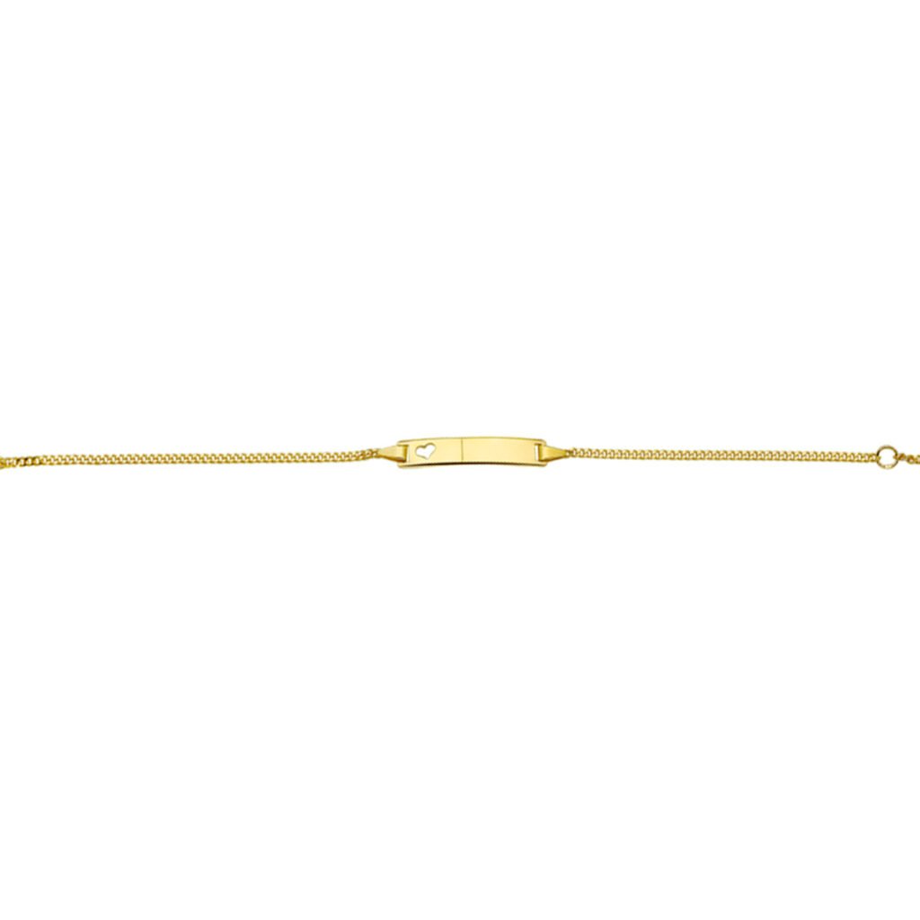 graveerarmband hart plaat 5,0 mm