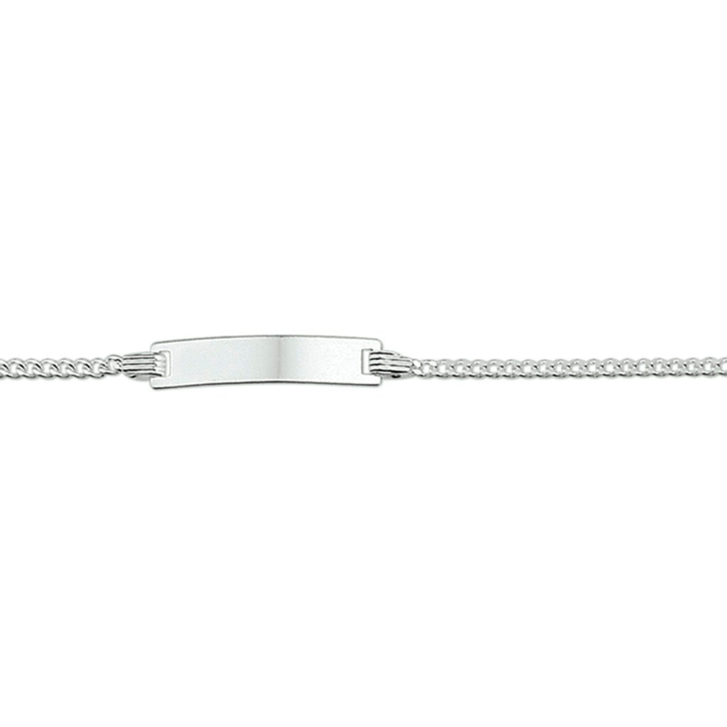 graveerarmband gourmette plaat 4,2 mm