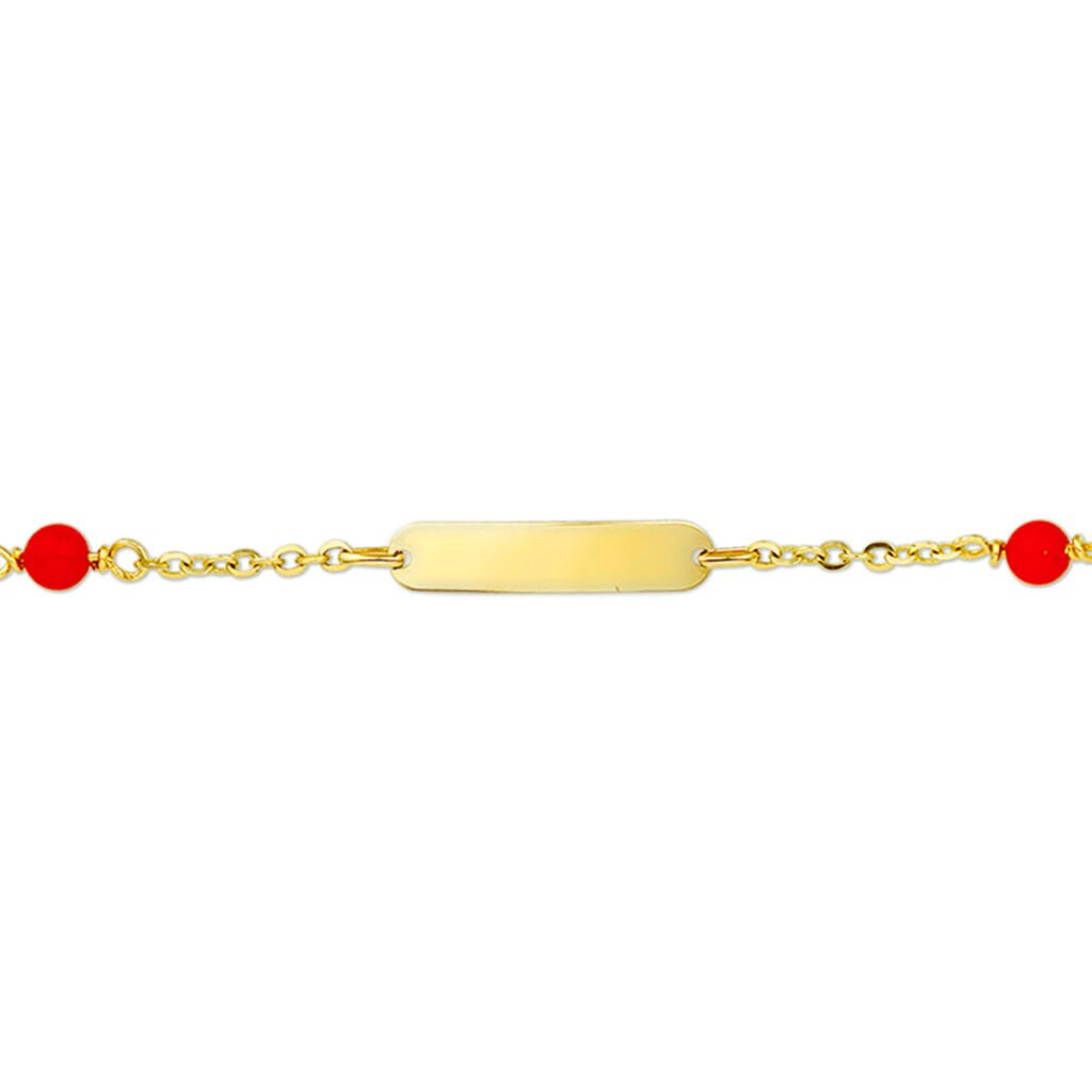 graveerarmband koraal plaat 3,8 mm