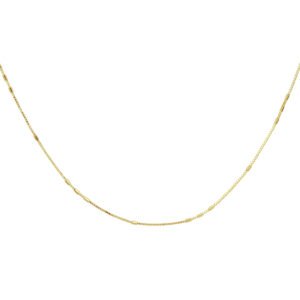 collier venetiaans en staafjes 0,9 mm 45 cm