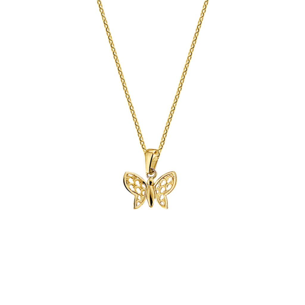collier vlinder 41 + 4 cm