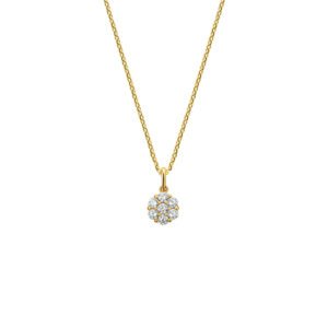 collier hanger zirkonia 41 + 4 cm