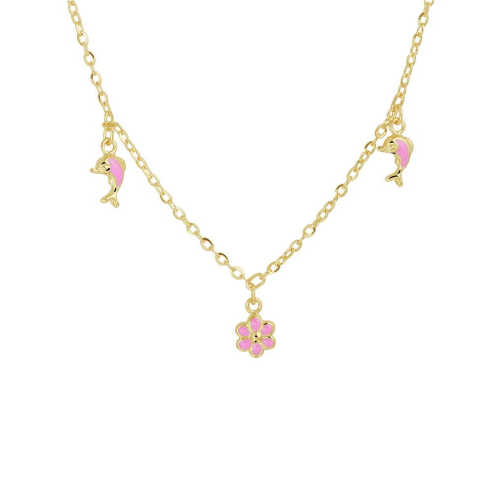 collier diverse bedels 36 - 38 cm