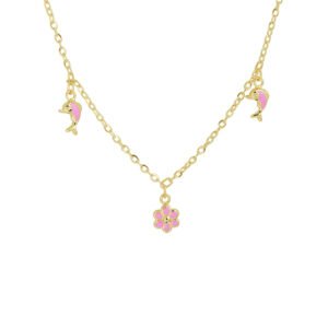 collier diverse bedels 36 - 38 cm