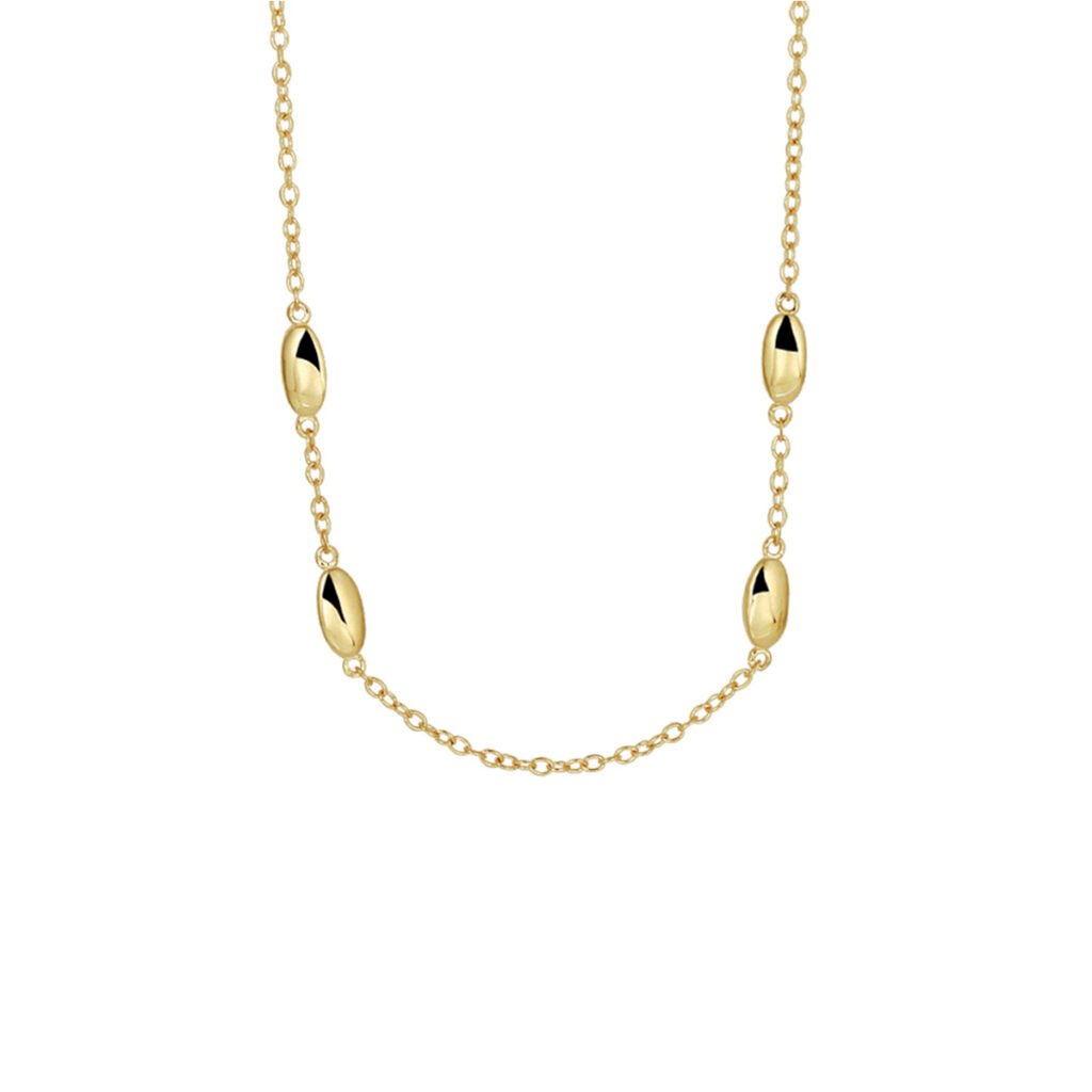 collier ovaaltjes 42 - 45 cm