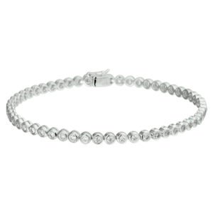tennisarmband diamant 3,2 mm 18 cm 1.50ct g si