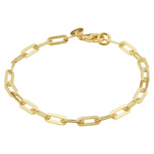 armband paperclip platte buis 3,7 mm 19 cm