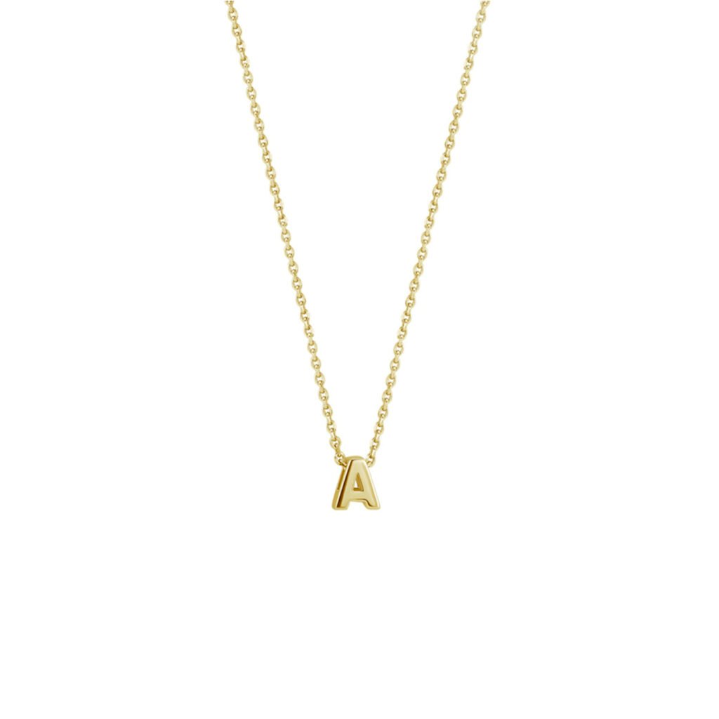collier letter 41 - 43 - 45 cm