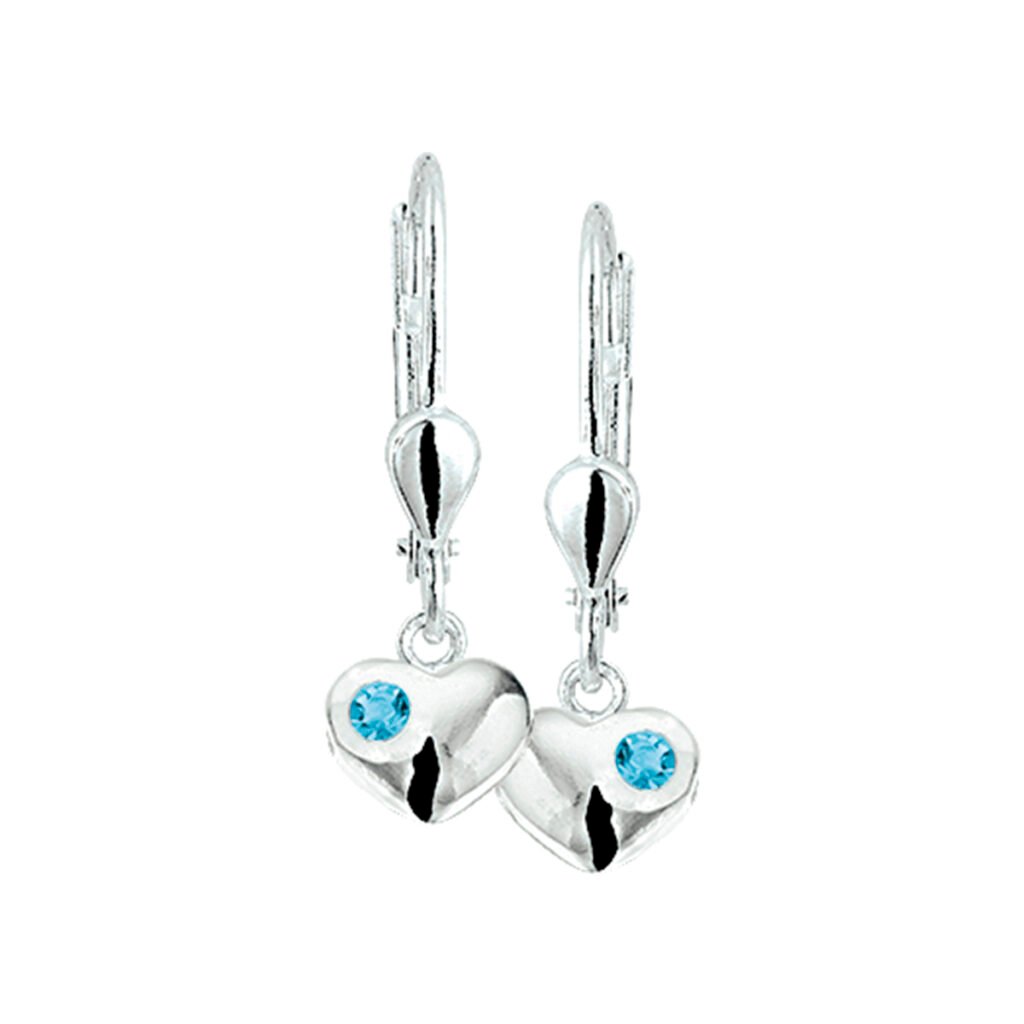 oorhangers hart strass brisur haak
