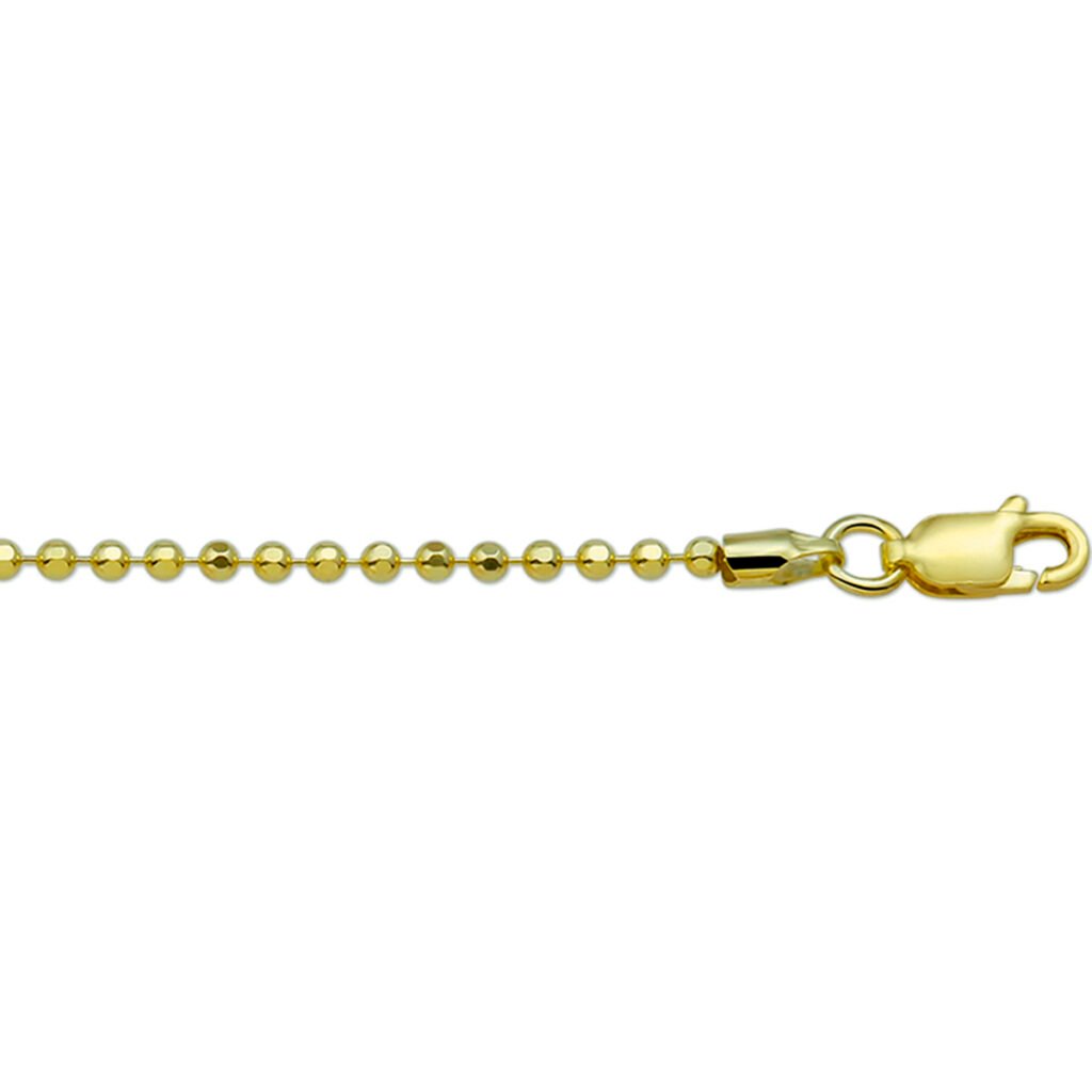 collier bolletjes 2,0 mm 100 cm