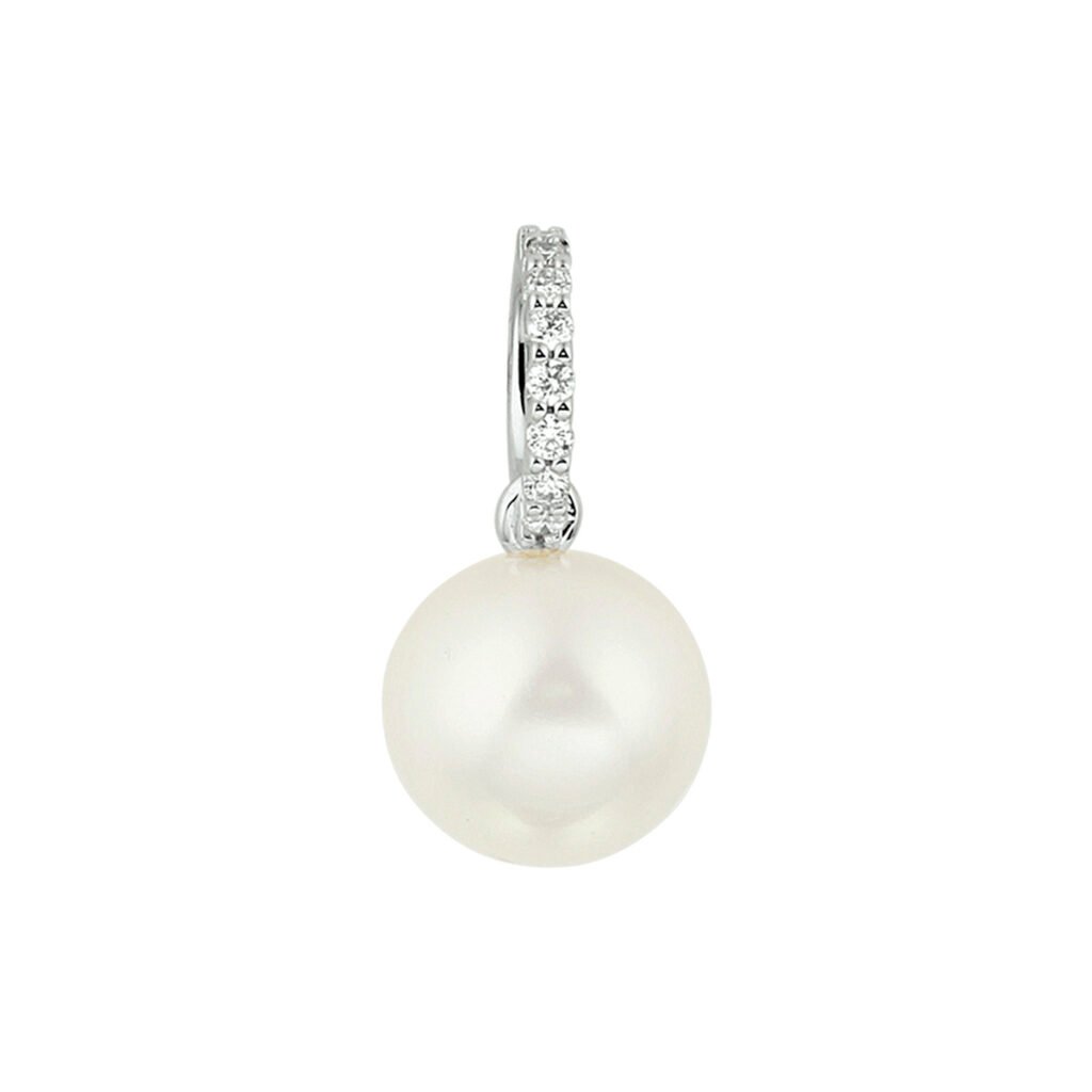 hanger parel en diamant 0.08ct h si