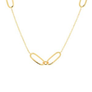 collier paperclip 6,0 mm 42 - 44 cm