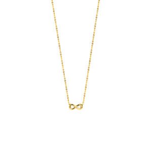 9k collier infinity 42 - 45 cm