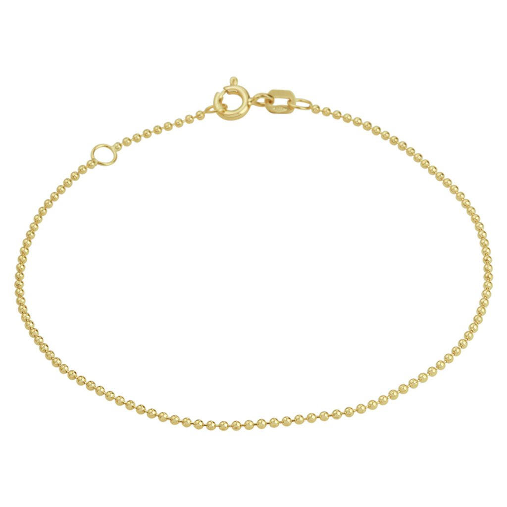 armband bolletjes 1,2 mm 16,5 - 18 cm