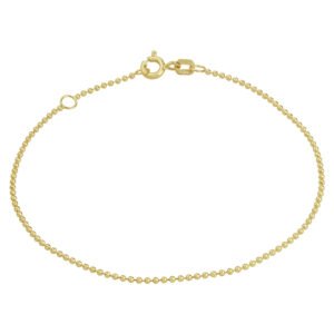 enkelbandje bolletjes 1,2 mm 24 - 26 cm