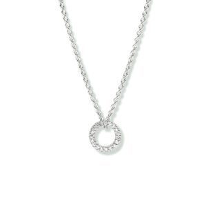 collier diamant 0.06ct h si 42 cm