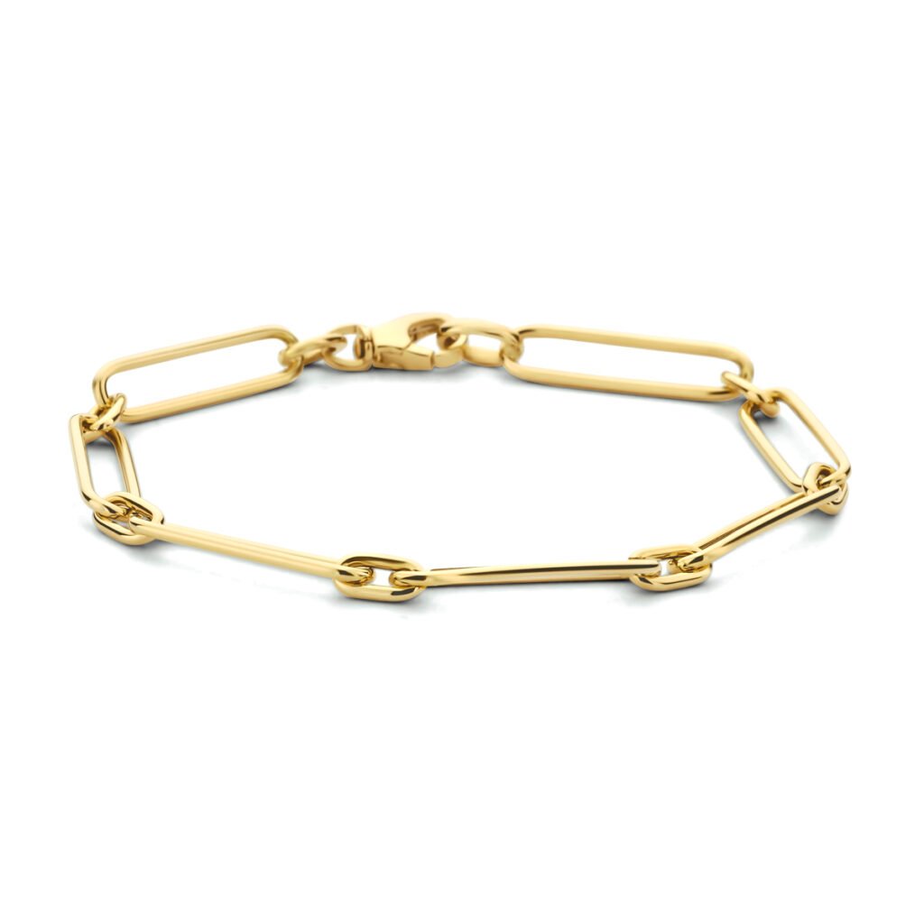armband paperclip ronde buis 5,5 mm 19 cm
