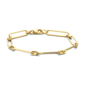 armband paperclip ronde buis 5,5 mm 19 cm