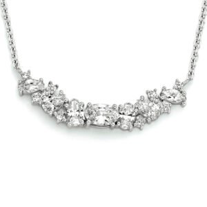 collier zirkonia 42 + 3 cm