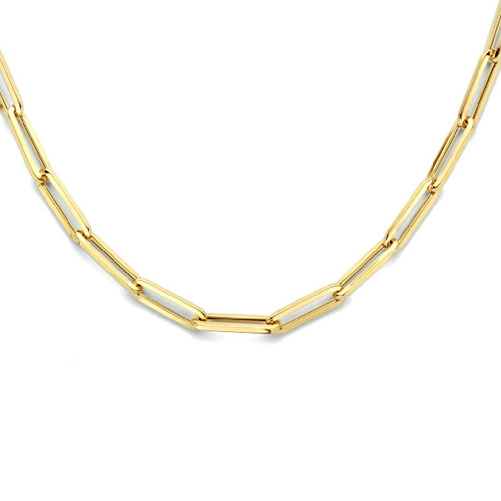 collier paperclip 3,5 mm 43 - 45 cm