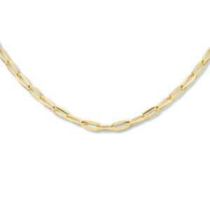 collier paperclip platte buis 2,5 mm 40 + 4 cm 1 micron