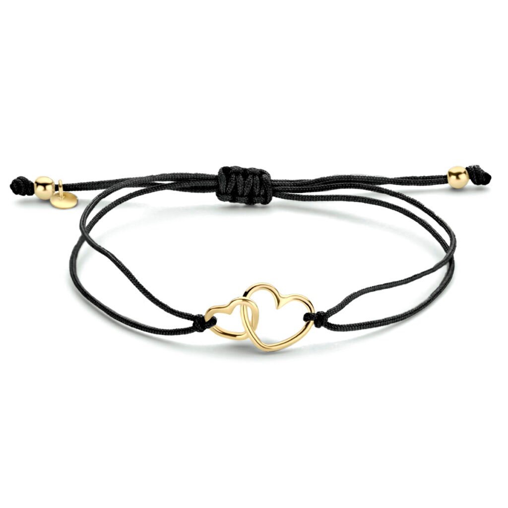 armband katoen hartjes