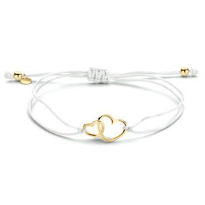 armband katoen hartjes