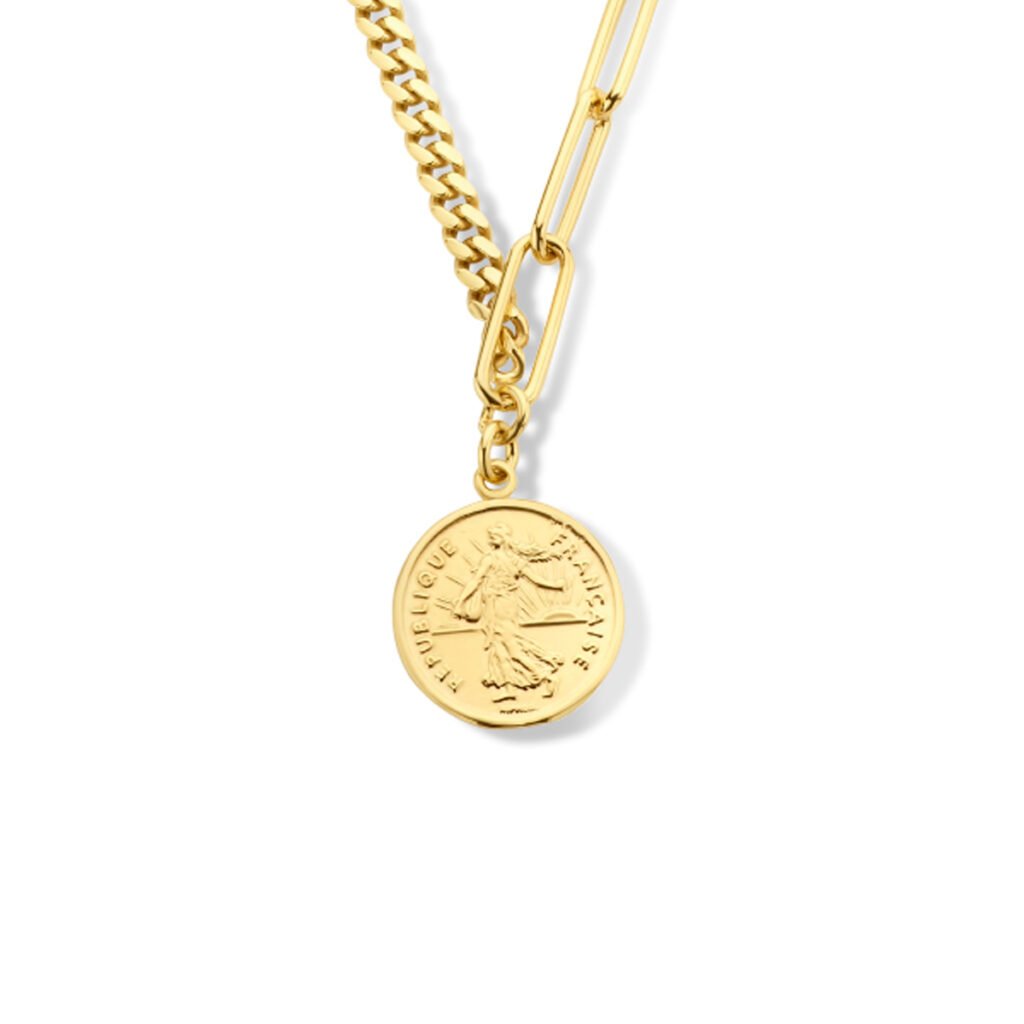 collier franse frank 42 + 3 cm