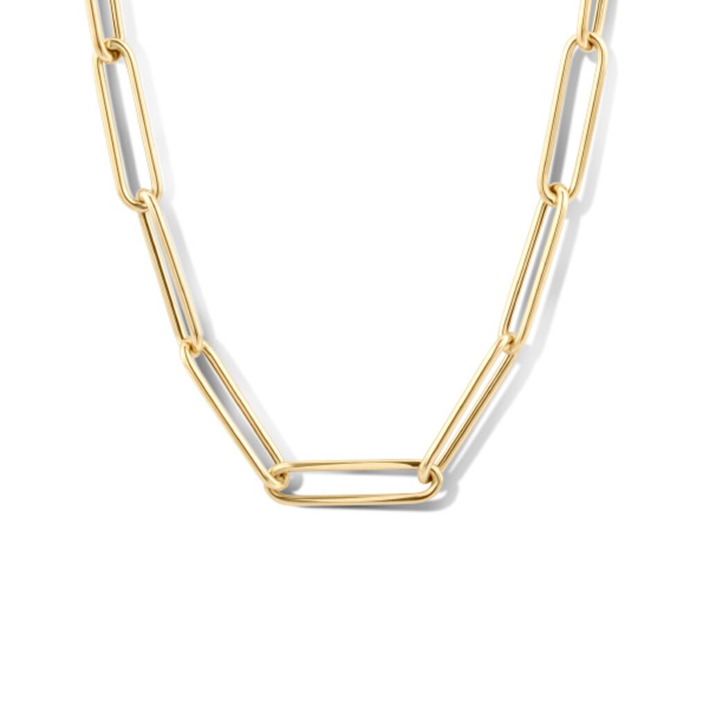 collier jasseron en paperclip ronde buis 4,0 mm 43 - 45 cm