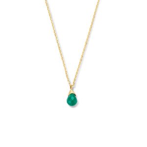 collier groen agaat 40 - 42 - 44 cm
