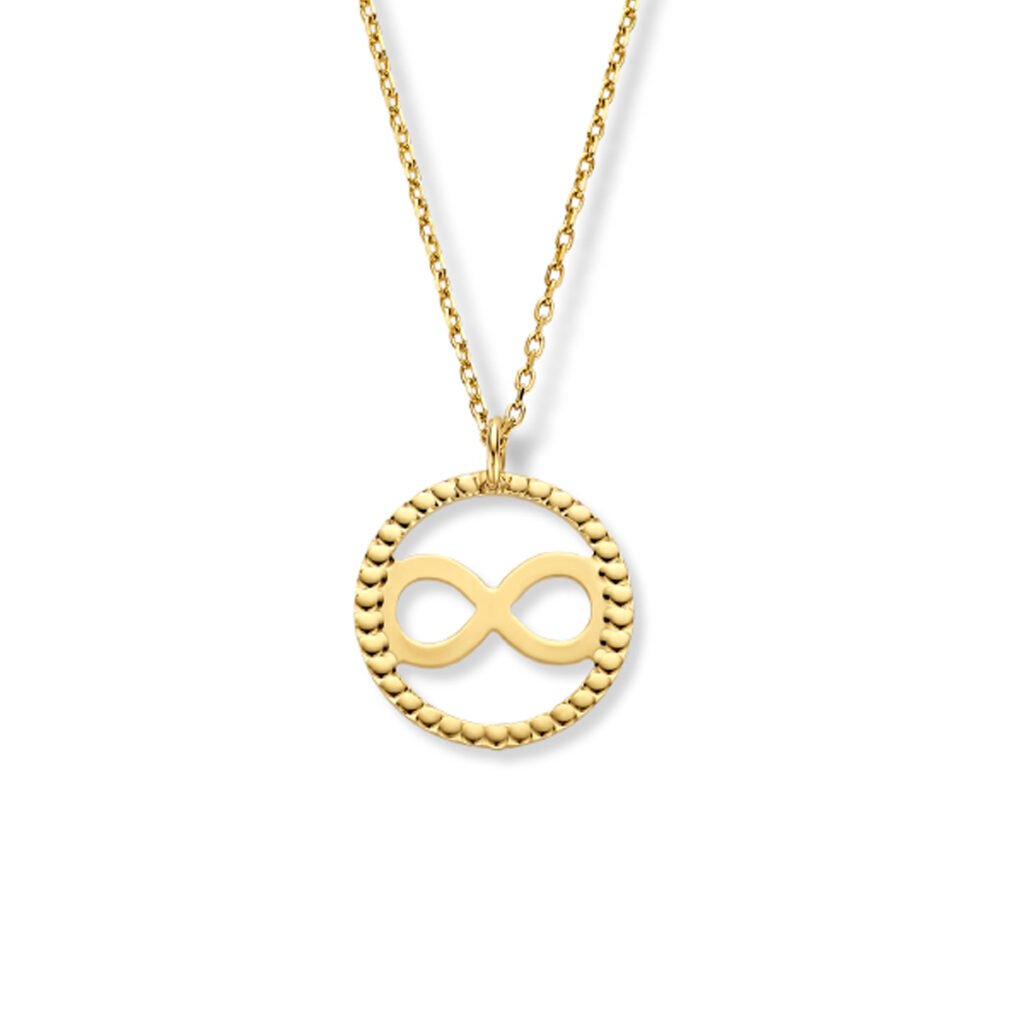 collier rondje infinity 41 + 3 cm