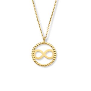 collier rondje infinity 41 + 3 cm