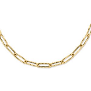 collier paperclip 5,3 mm 45 cm