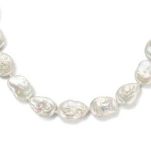 collier barokke parels 14 mm 46 cm
