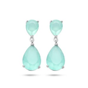 oorhangers amazoniet glas