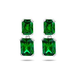 oorhangers groen zirkonia