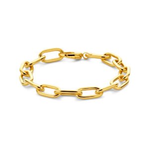 armband paperclip ronde buis 8,6 mm 19,5 cm